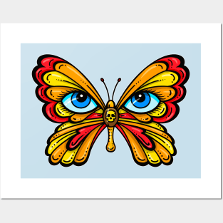 Butterfly Eyes Posters and Art